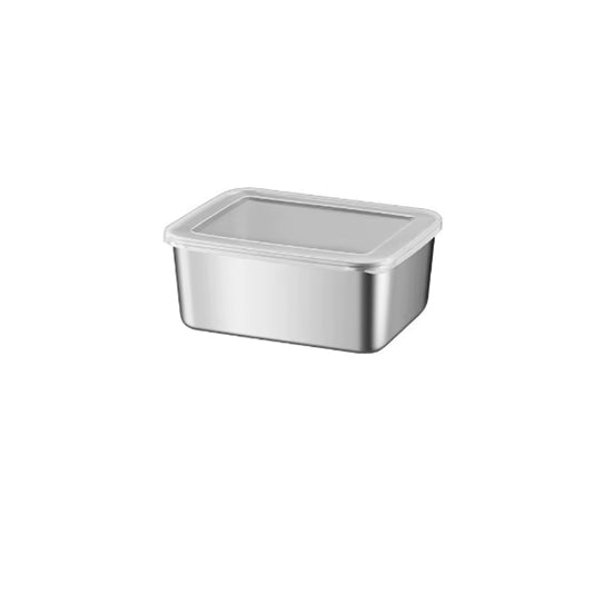 Stainless Steel Food Containers Set Leakproof Stackable Reusable for Camping Picnics School Lunch Bento Box Storage Kitchen