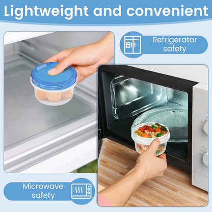 5/10Pcs Vacuum Food Storage Box Freezer Fresh-Keeping Sealing Box Small Food Container Dispenser Stackable Travel Soup Bowl