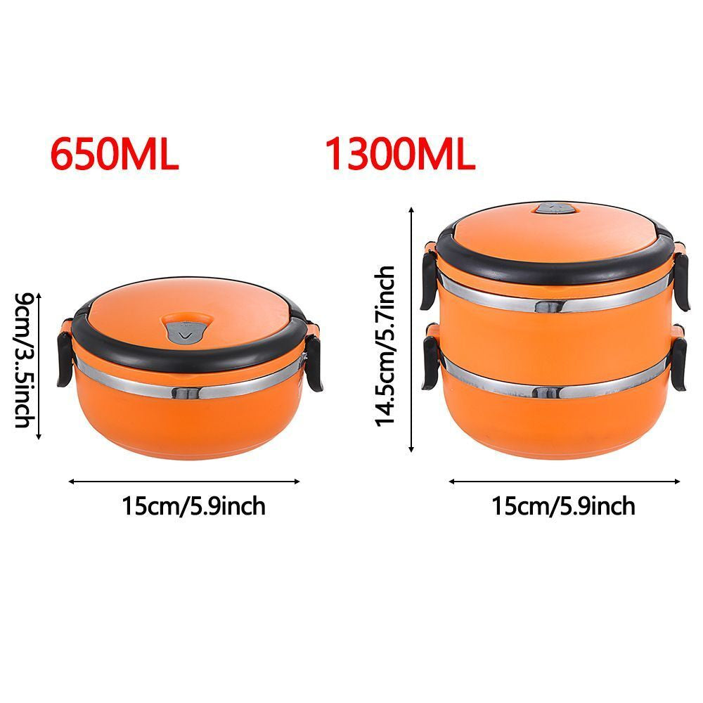 Portable Trave Kids Adult Hot Food Flask Vacuum Lunch Box Warmer Food Container