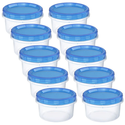 5/10Pcs Vacuum Food Storage Box Freezer Fresh-Keeping Sealing Box Small Food Container Dispenser Stackable Travel Soup Bowl