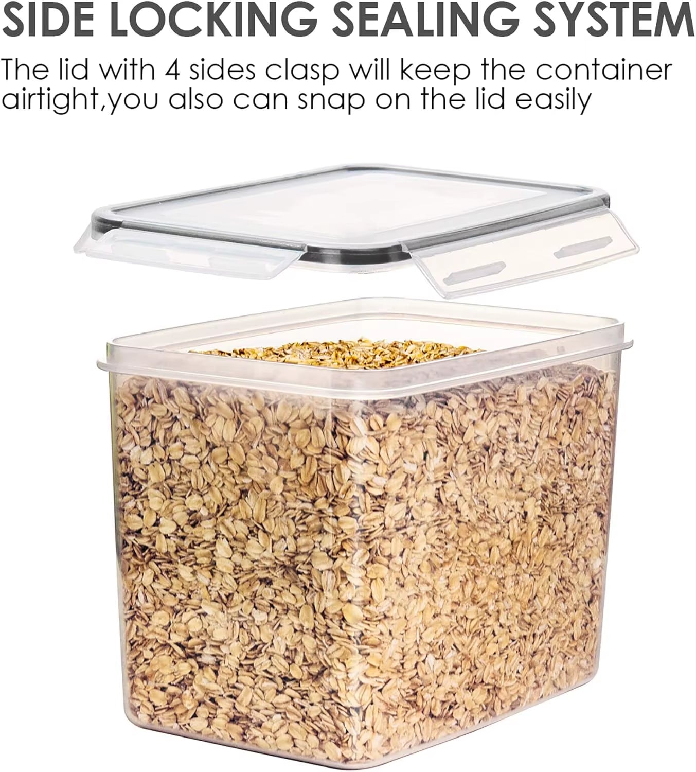 Airtight Food Storage Containers with Lids,1/ 2/3 Pcs 3.6L Food Containers for Pantry Organization and Storage, Kitchen Storage