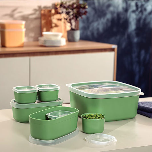 Food Storage Set, 7 Piece - Green