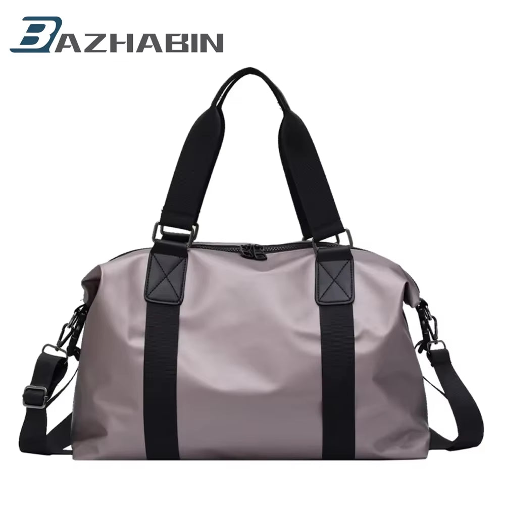 Fashion Women Fitness Bag Men Gym Handbag Sport Training Shoulder Travel Bags Luggage Waterproof Nylon Outddor Gym Bag Tote Bags