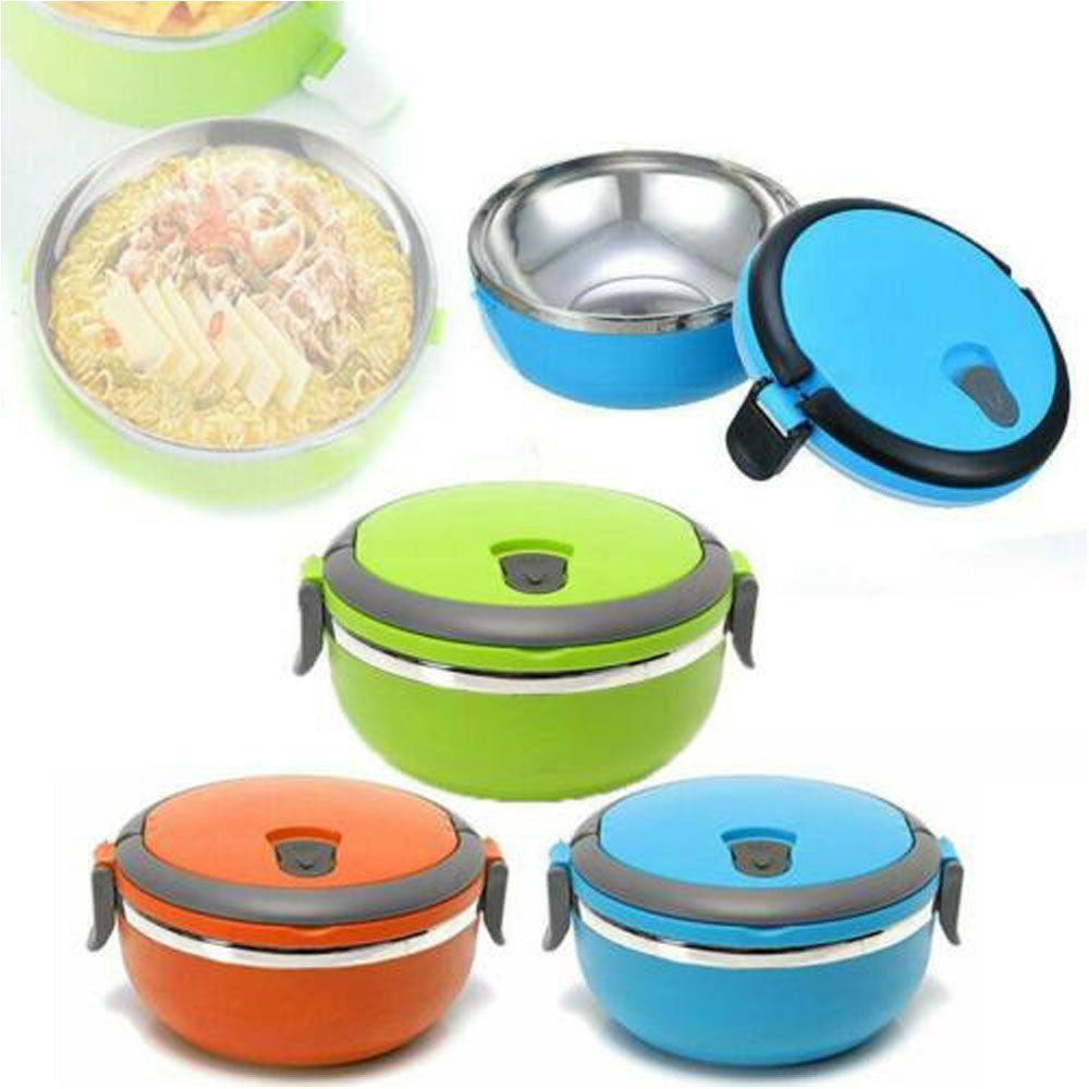 Portable Trave Kids Adult Hot Food Flask Vacuum Lunch Box Warmer Food Container