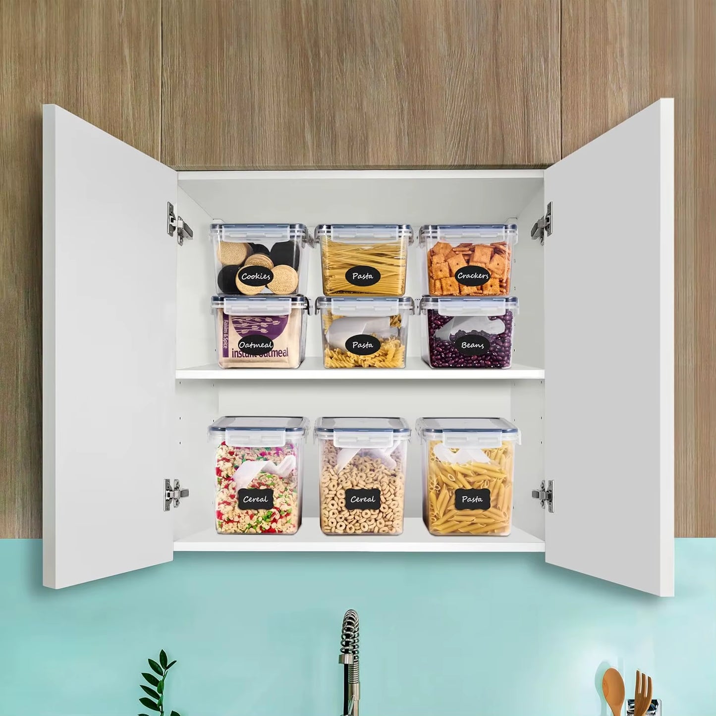 Airtight Food Storage Containers with Lids,1/ 2/3 Pcs 3.6L Food Containers for Pantry Organization and Storage, Kitchen Storage