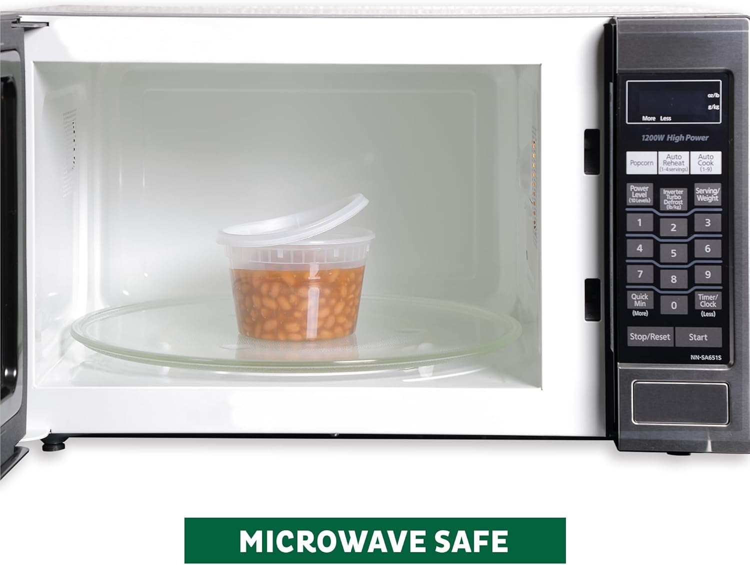 Food Storage Containers [50 Set] 16 Oz Plastic Deli Containers with Lids, Slime, Soup, Meal Prep Containers | BPA Free | Stackable | Leakproof | Microwave/Dishwasher/Freezer Safe