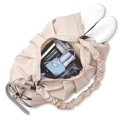 1Pcs Gym Bag for Women-Yoga Mat Bag,Women Gifts Travel Duffle Bag with Shoe Compartment Waterproof Foldable Bags for Plane